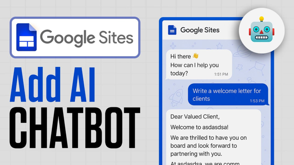 Google Sites Chatbot: How to Add AI Assistants to Websites