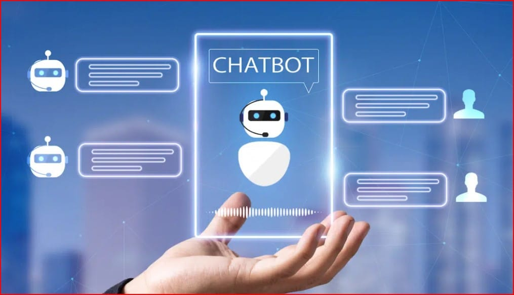 Chatbot interface with AI robot