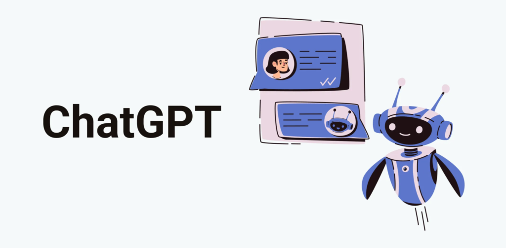 ChatGPT logo and robot